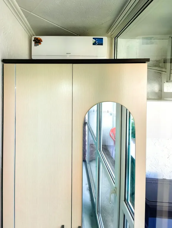 Улученный с. Балкон. Кондиционер. Микроволновка. Холодильник. Парковка