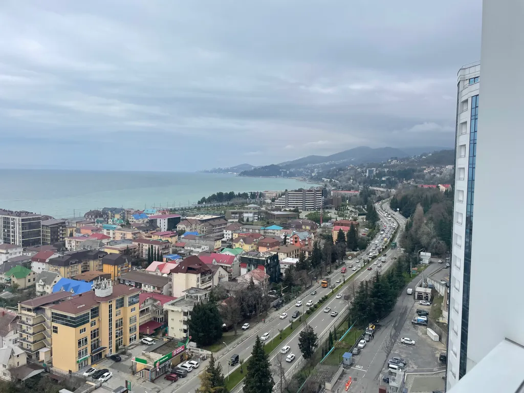 100 метров над уровнем моря (сторона Сочи)