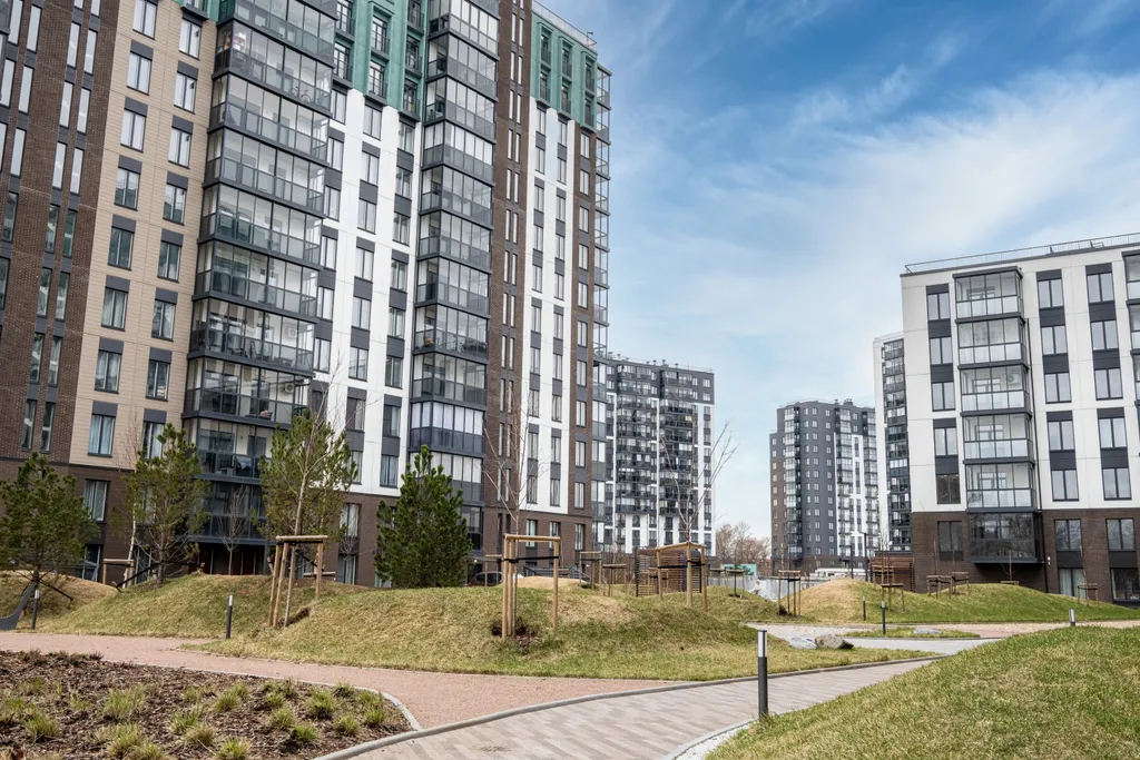 Квартира Апартаменты Magnifika Residence на берегу реки Охта — Санкт-Петербург