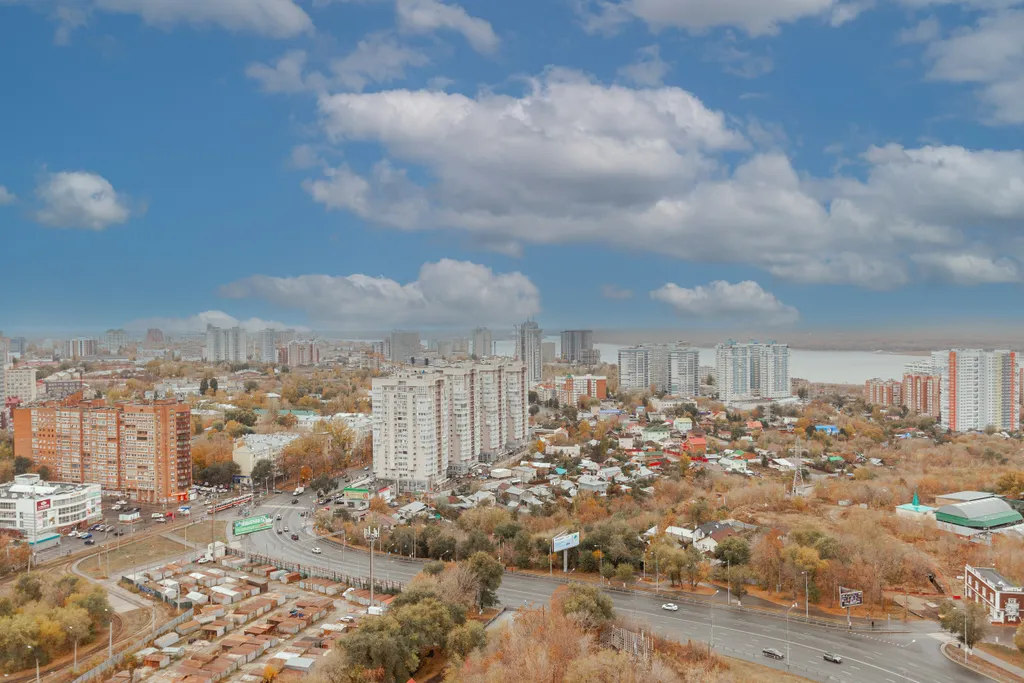 Студия с видом на Волгу