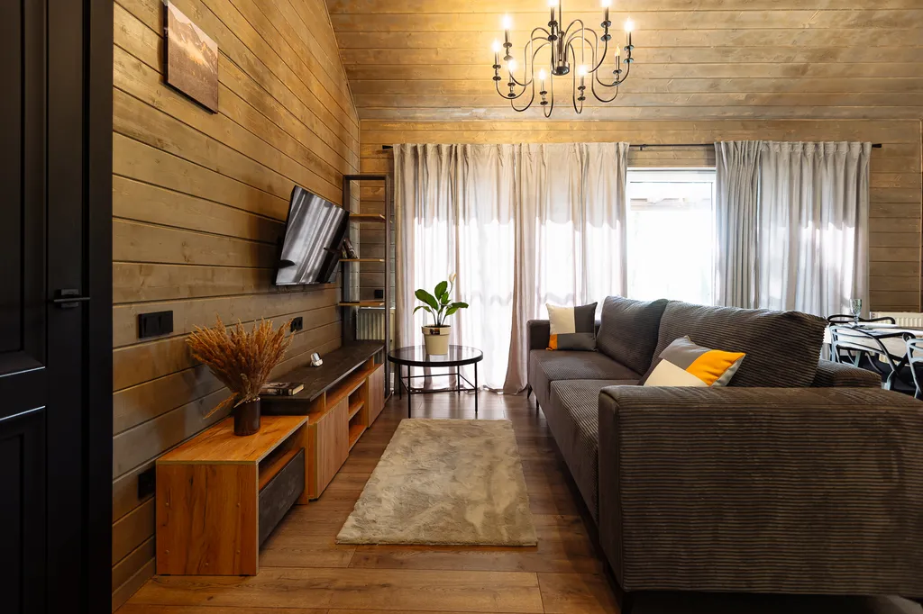 Дом с парилкой на озере