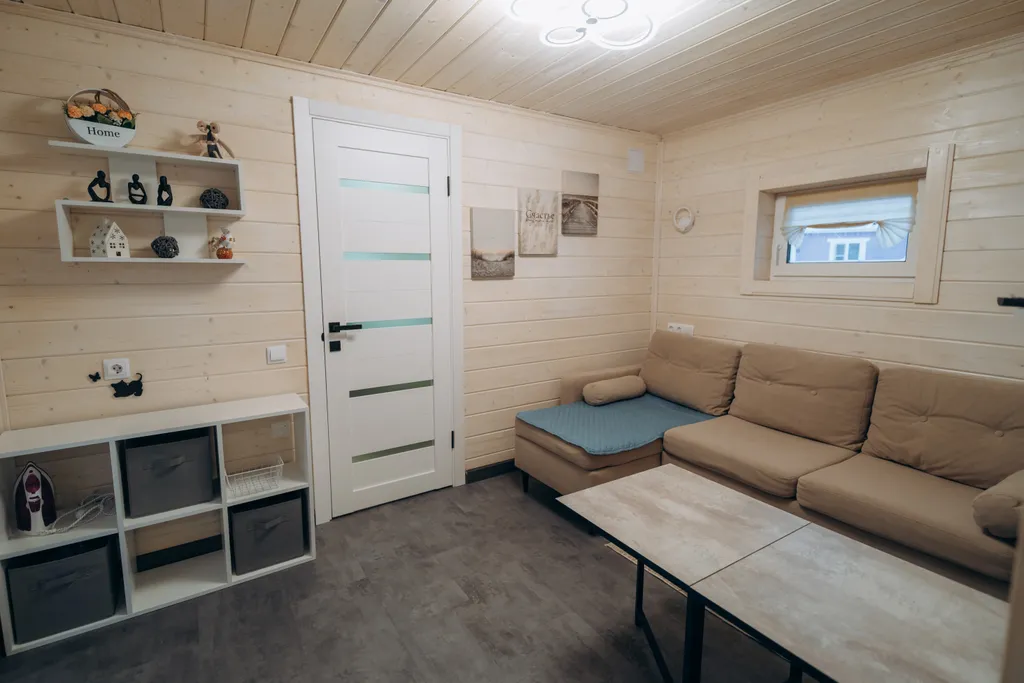 Уютный домик на берегу Ладожского озера с сауной и баней