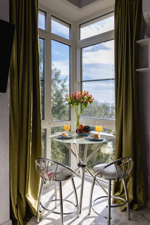 Квартира Квартира Уютная студия с видом на морской порт в ЖК Сорренто Парк — Сириус