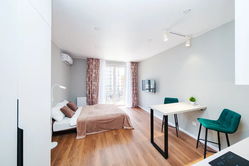 Уютная студия для двоих или с ребёнком