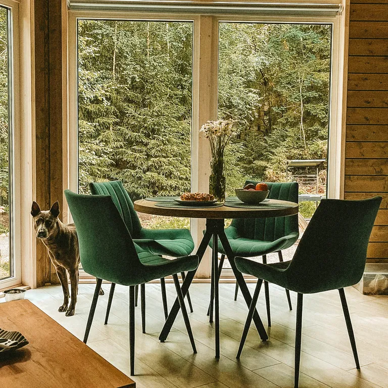 Уютный дом в лесу