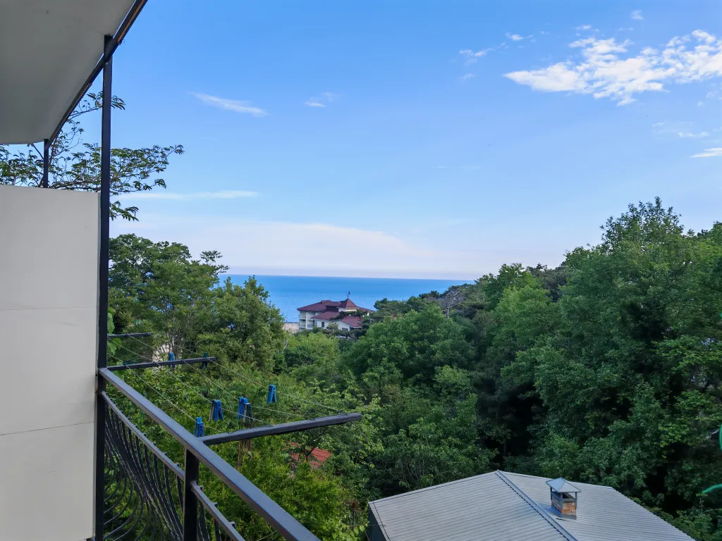 Уютная квартира с видом на море в частном доме