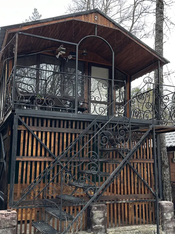 Коттедж Уютный домик с панорамными окнами с видом на лес — Архыз