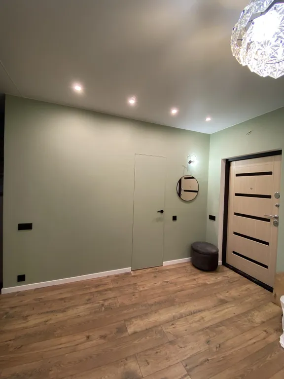 Зелёная студия в элитном доме города