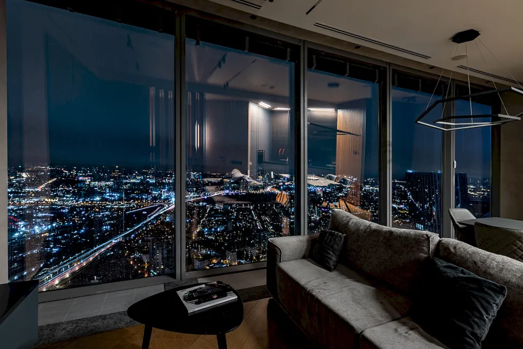 Квартира 2-комнатные апартаменты Москва Сити на 77 этаже — аренда посуточно в Москва