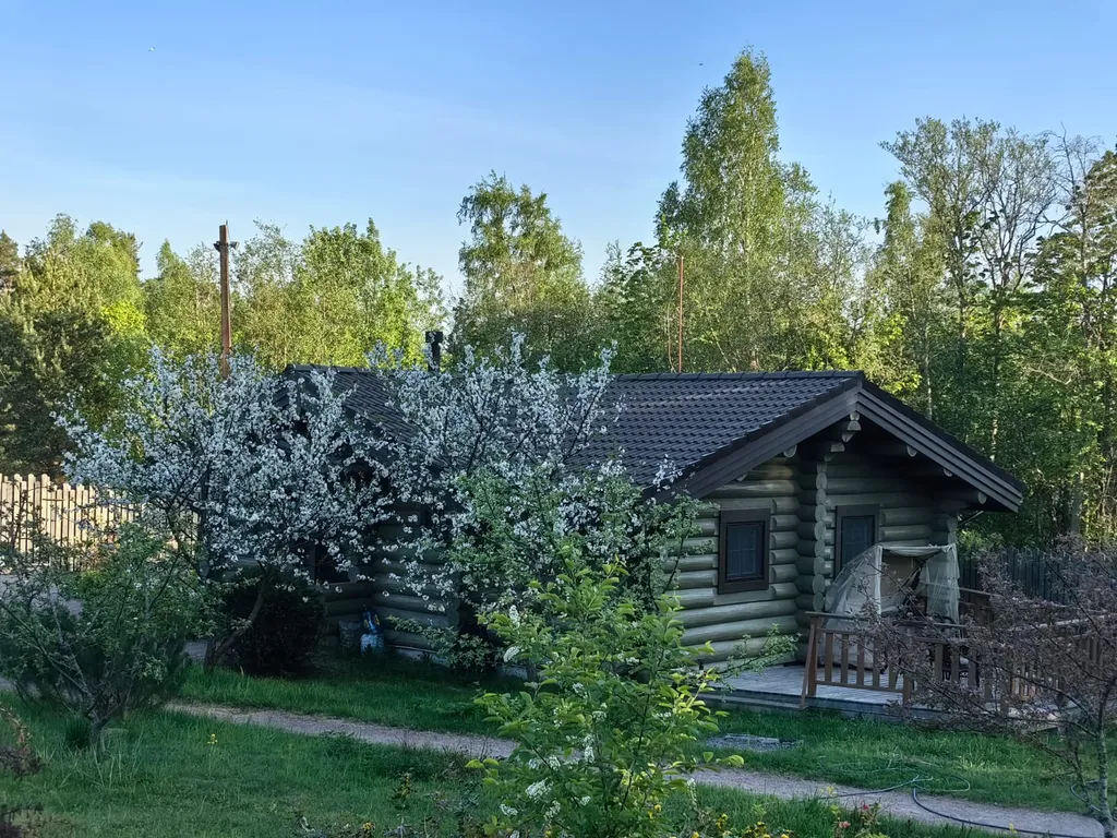 Шале и баня на 1 линии озера Красное, 2 километра от Финского залива, Пески