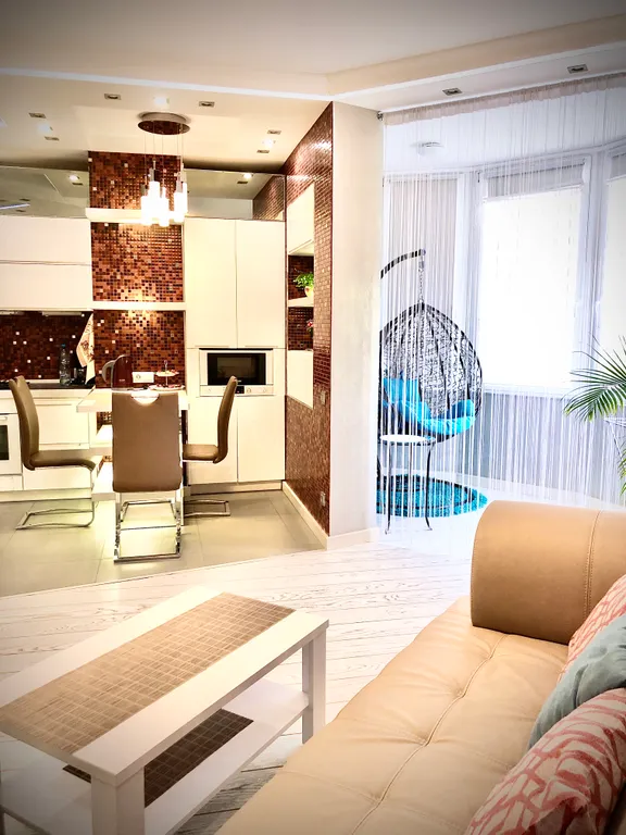 Квартира Квартира Стильная евродвушка в 200 м от пляжа — Пионерский