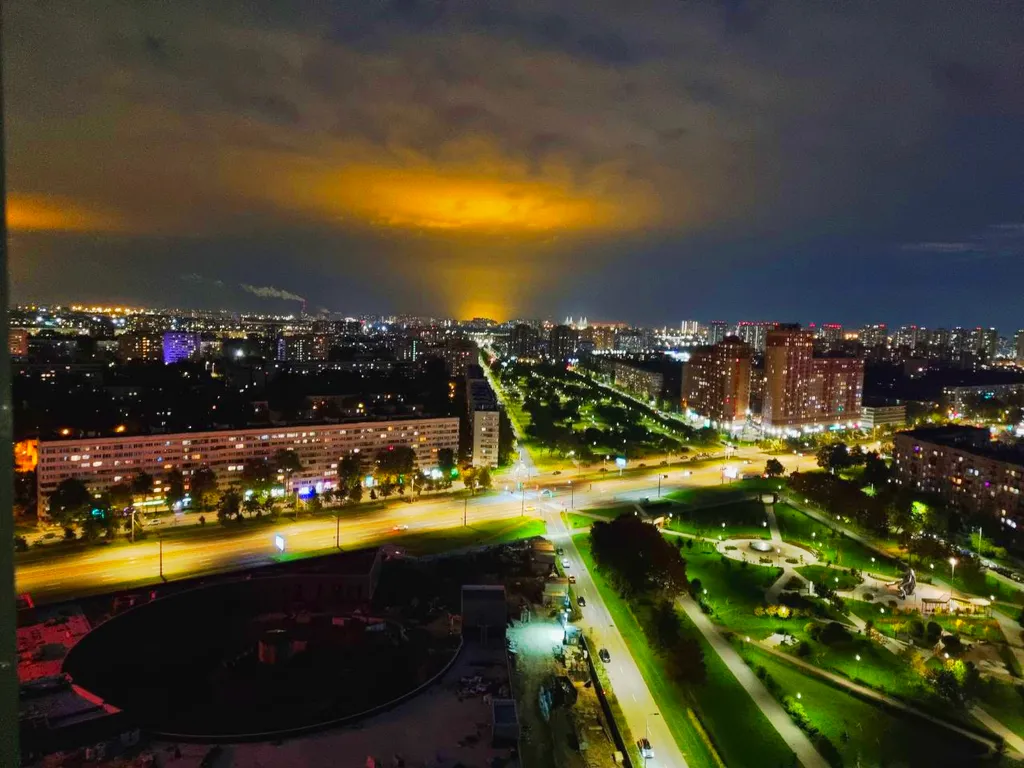Квартира Квартира Панорамный вид на город с высоты в 3-х минутах пешком до метро — Санкт-Петербург