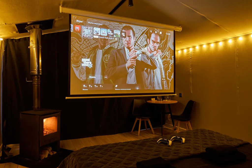 Домик стандарт для двоих с панорамным видом на лес