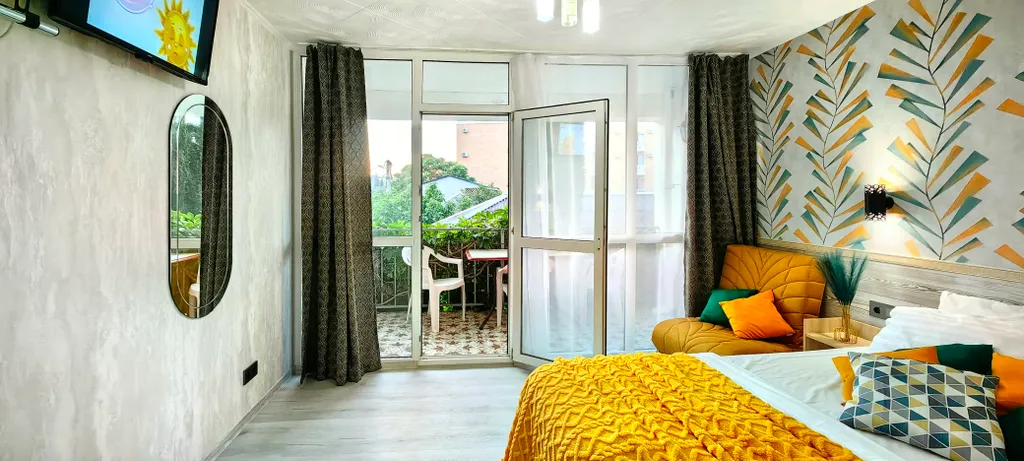 Квартира Квартира Двухкомнатный с кухней, стиралкой, балконом, кондиционером — Судак