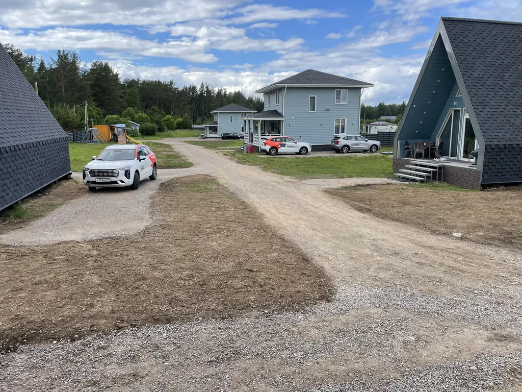 Коттедж Уютные дома аттик А-фрейм у Снетковского озера — Ларионово