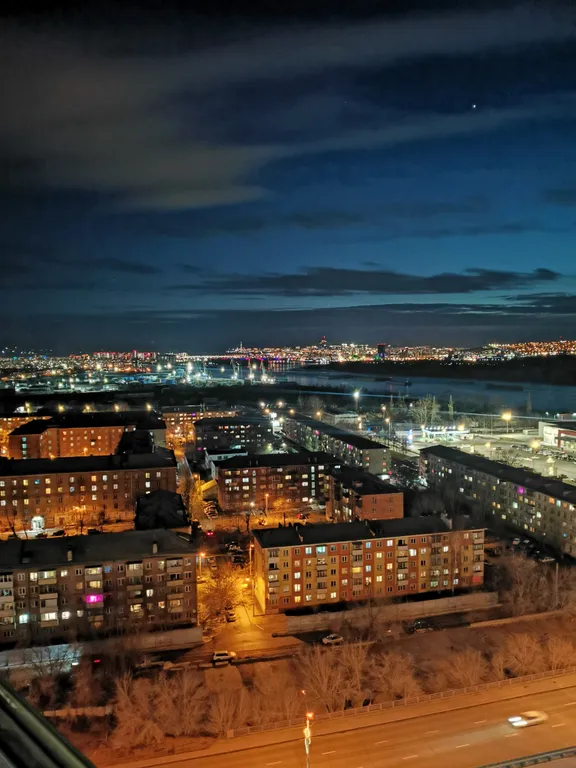 Квартира с шикарным видом на реку Енисей в ЖК Коломенские высотки