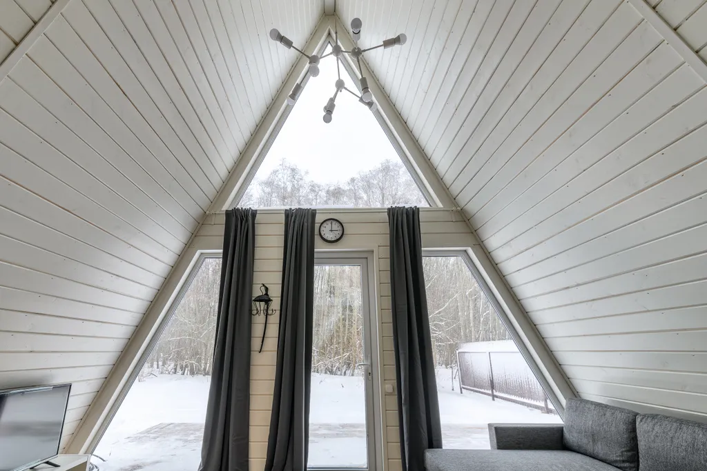 Уютный домик A-Frame
