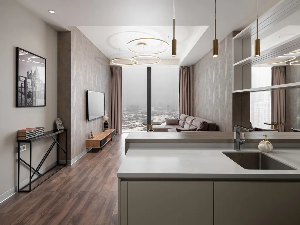 Neva Navi 36 этаж 65 м2. Панорамный вид. Шикарные закаты.