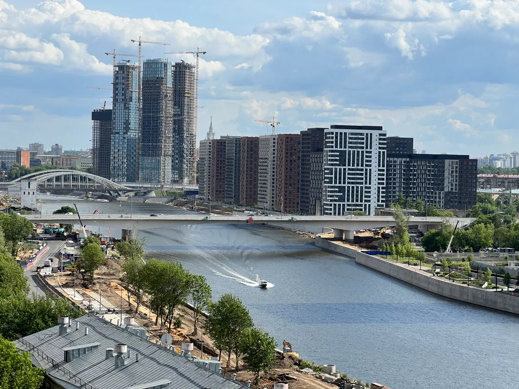 Квартира Апартаменты с видом на Москва-сити и на реку — Москва