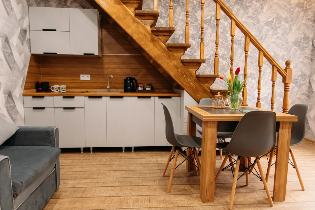 Апартаменты двухуровневые двухкомнатные с кухней (апарт 1)