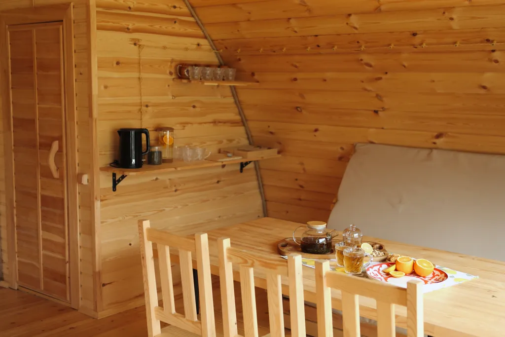 Гостевой дом A-frame с видом на горы