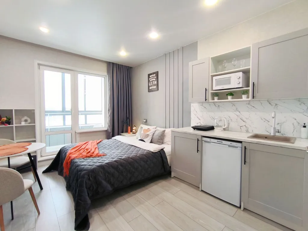 Квартира Уютная светлая студия для двоих — Новосибирск