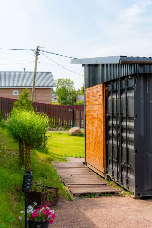 Скандинавский дом с баней