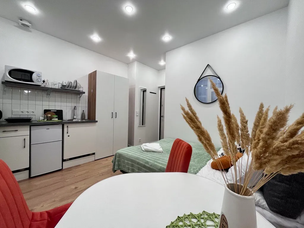 Светлая студия на двоих в ЖК Миниполис Дивное