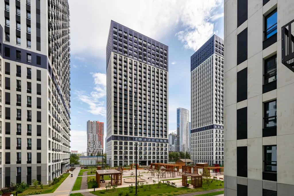 Квартира Квартира Космическая видовая евротрёшка — Москва