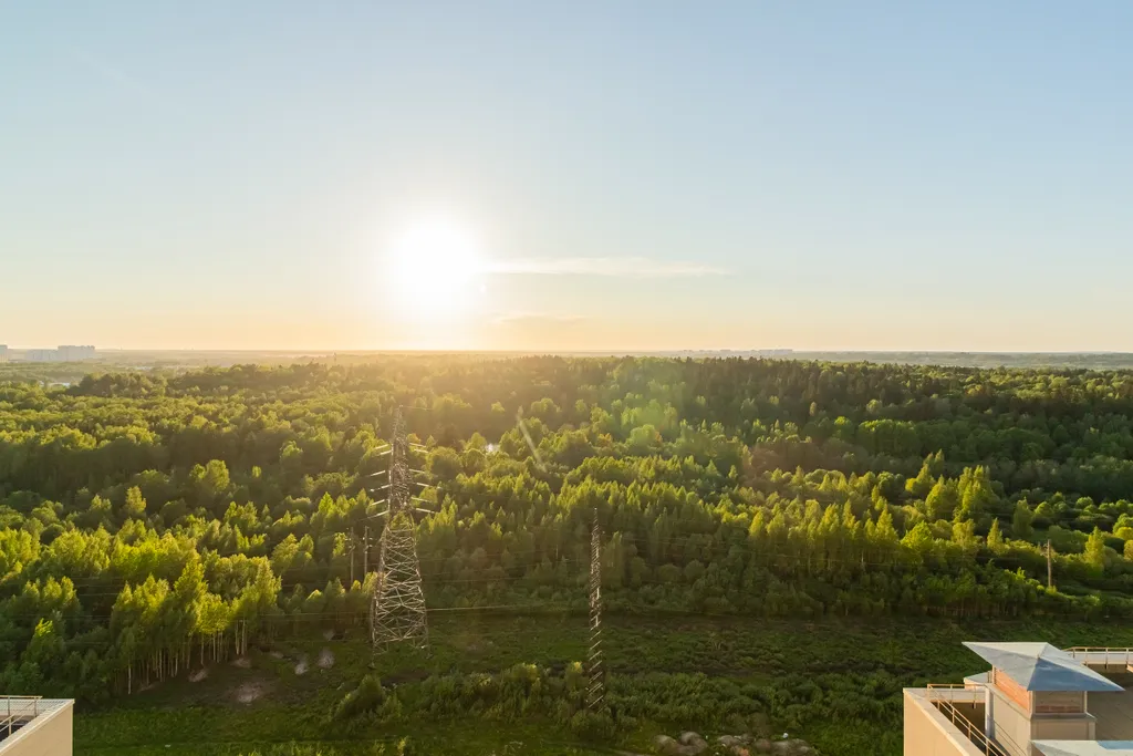 Студия с дизайнерским ремонтом и видом на город