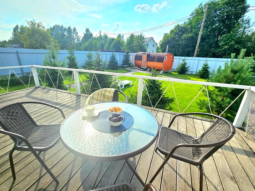 Коттедж Коттедж Шалаш с русской баней и банным чаном — Снегиревка