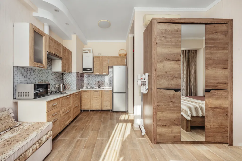 Квартира Квартира Светлая и уютная студия в центральной части Адлера у моря — Адлер