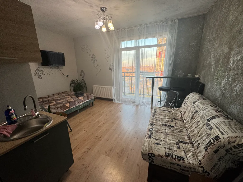 Апартамент с видом на город и реку