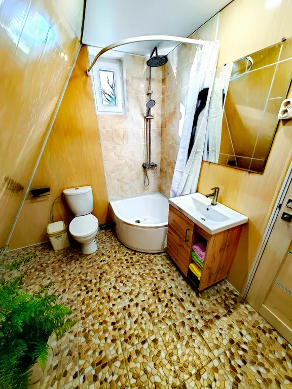 Домик А-фрейм в Абхазии (Пицунда)