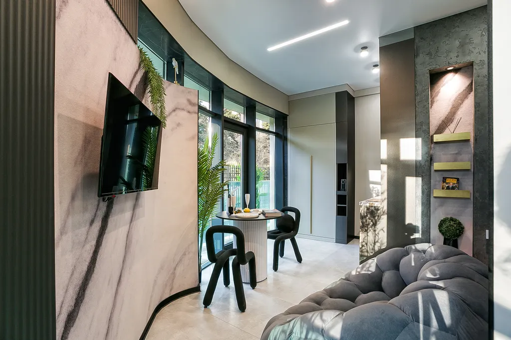 Апартаменты у моря с террасой свой пляж и бассейн в 2 минутах пешком