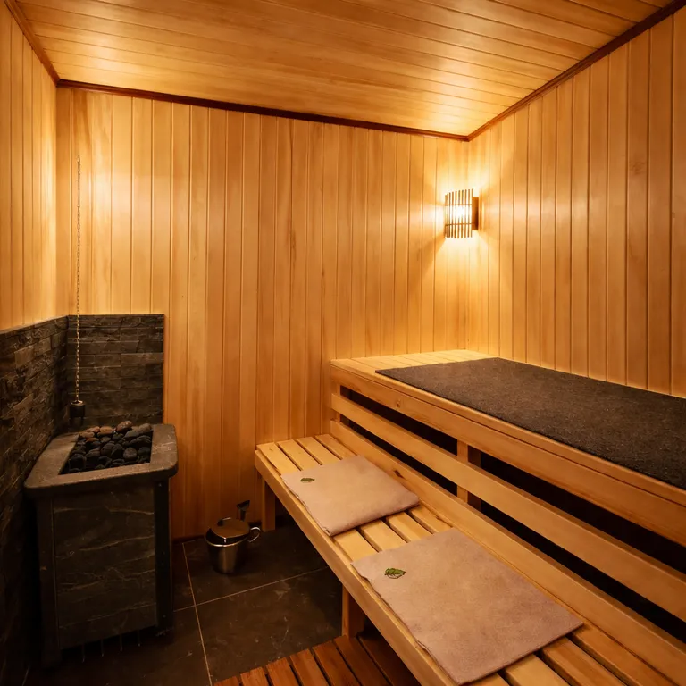 Дом с сауной на озере