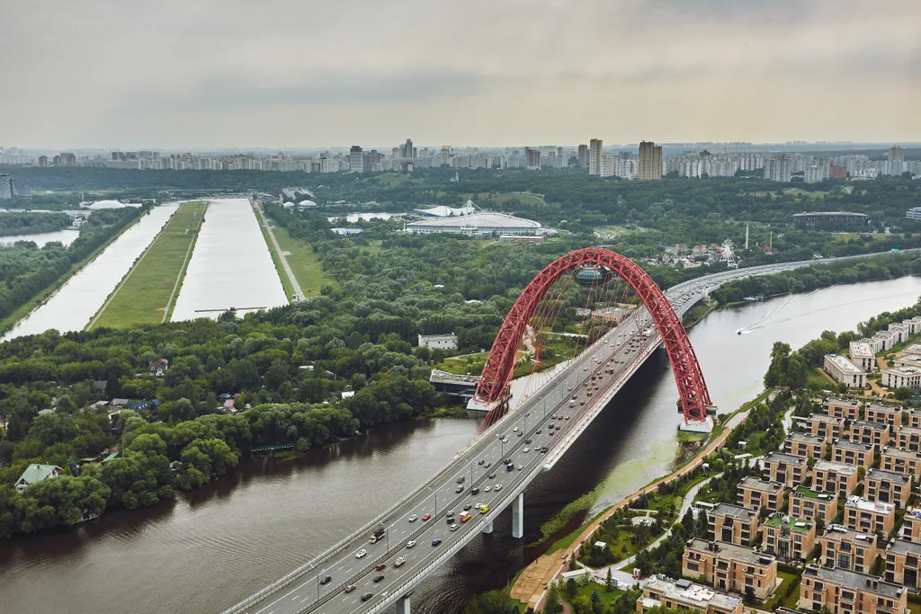 Квартира Квартира Тихая роскошь. 47 этаж, вид на гребной канал и Серебряный бор — Москва