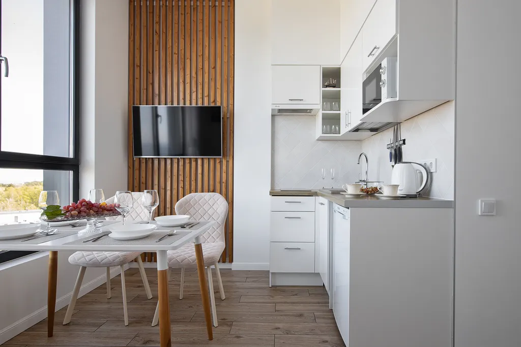 Студия с видом на море на 10 этаже в комплексе Кристалл Балтик-СПА