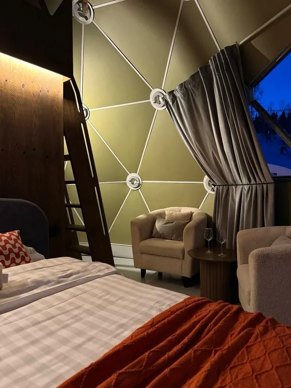 Коттедж Купольный дом «WOOD» на 4 гостя — Шерегеш