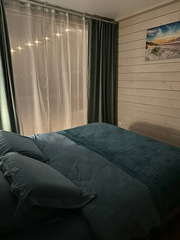 Дом с видом на озеро с баней