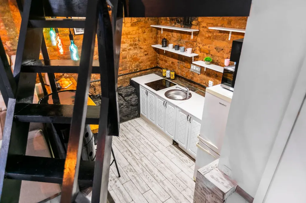 2уровневая стильная квартира