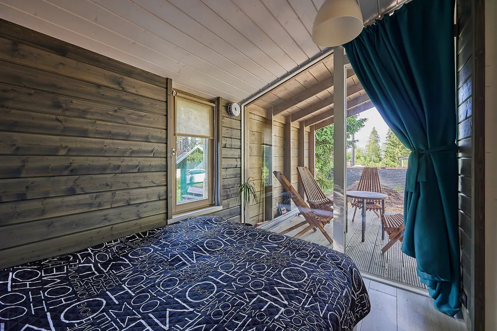 Коттедж Коттедж Уютный Барн с панорамным остеклением — Коробицыно