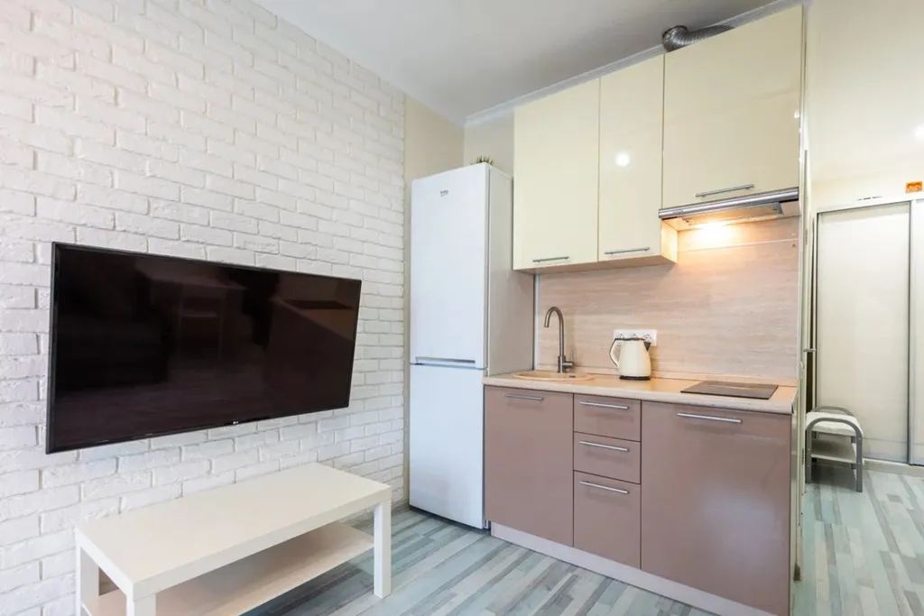 Apartment near Mega Khimki with a balcony