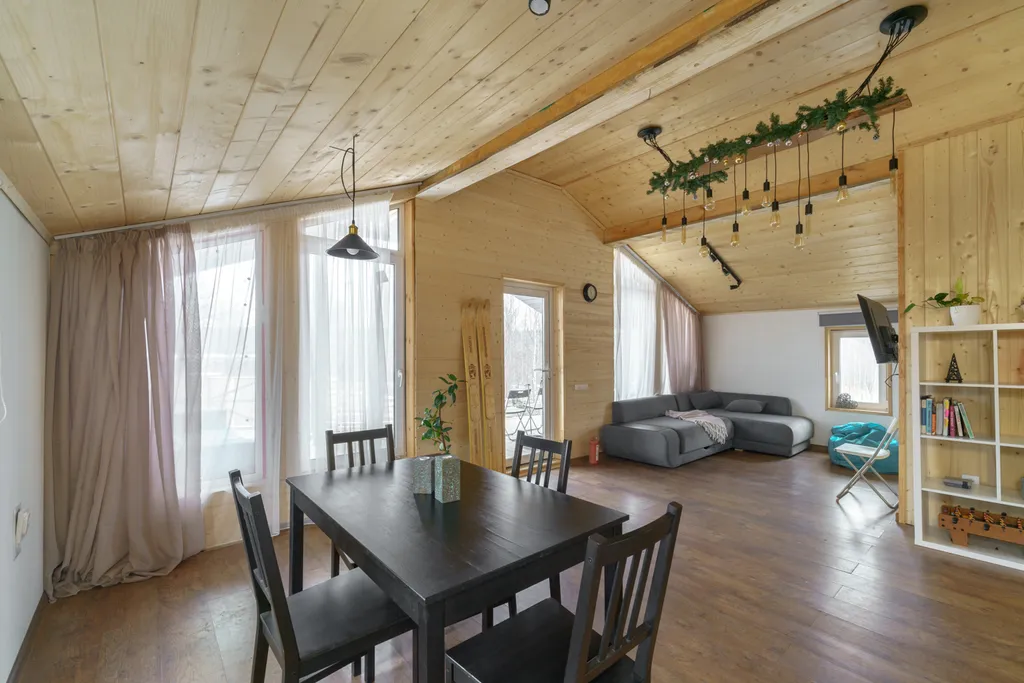 Новый гостевой дом на озере, Загорье дача