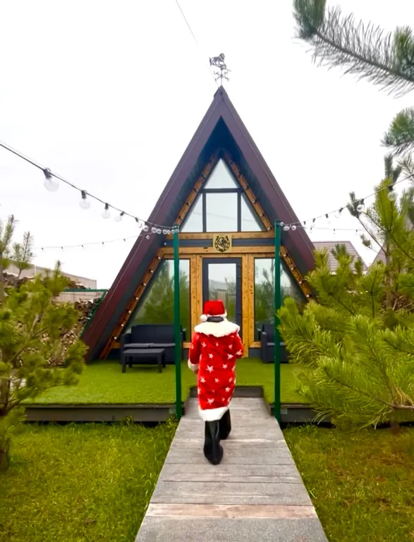 Коттедж Афрейм домик с баней и чаном — аренда посуточно в Казань