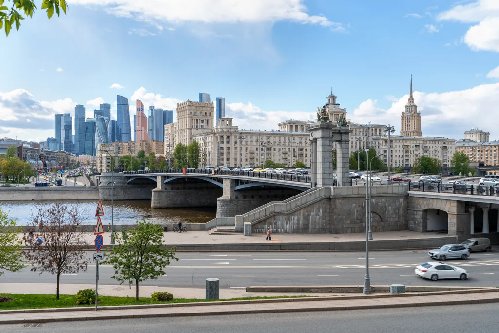 Квартира Квартира Самая лучшая с панорамным видом на Москву-Реку, Сити и парковкой — Москва