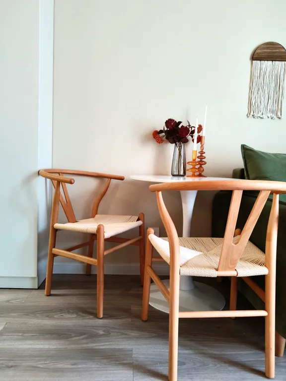 Уютная студия с видом на лес и закат