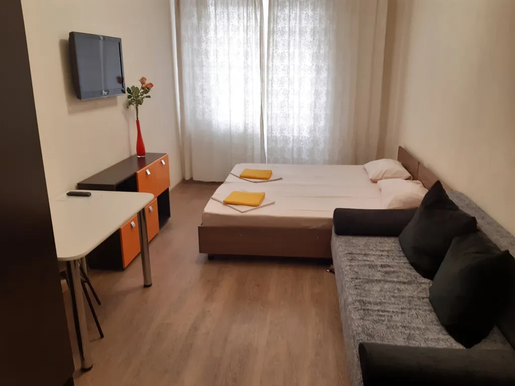 Двухкомнатная студия люкс в Гостевом доме Домашний