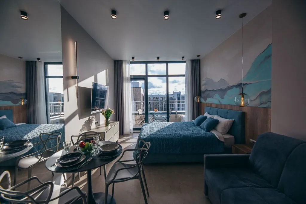 Квартира Квартира Новaя уютнaя студия в ЖK Aтлaнтис — Зеленоградск