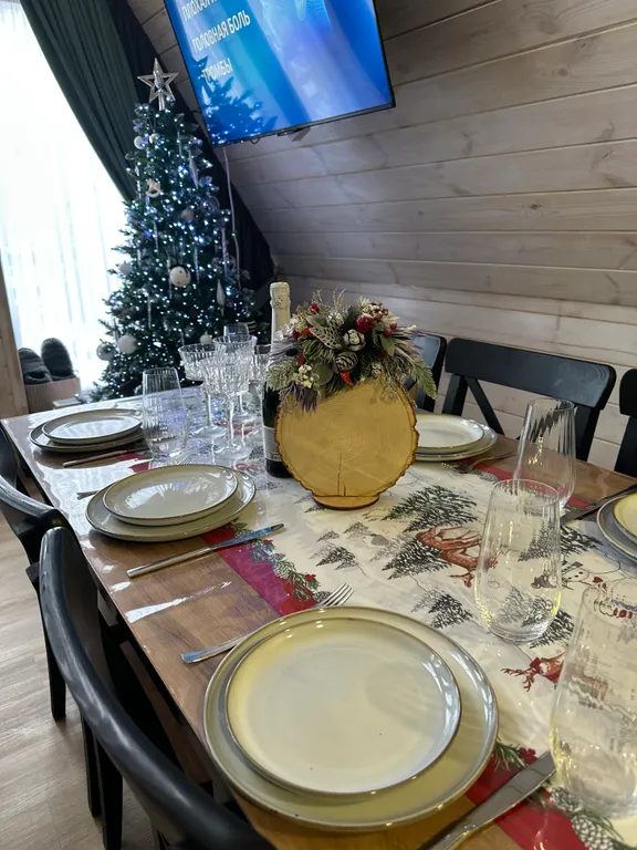 Уютный новый дом А-frame Седьмой берег